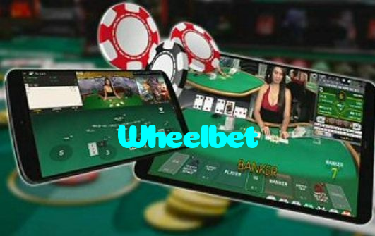 Wheelbet casino presented on mobile device in Pakistan with slots and live games